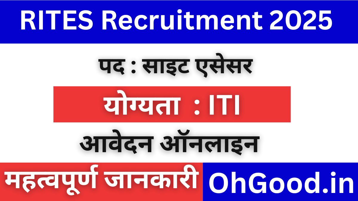RITES Recruitment 2025